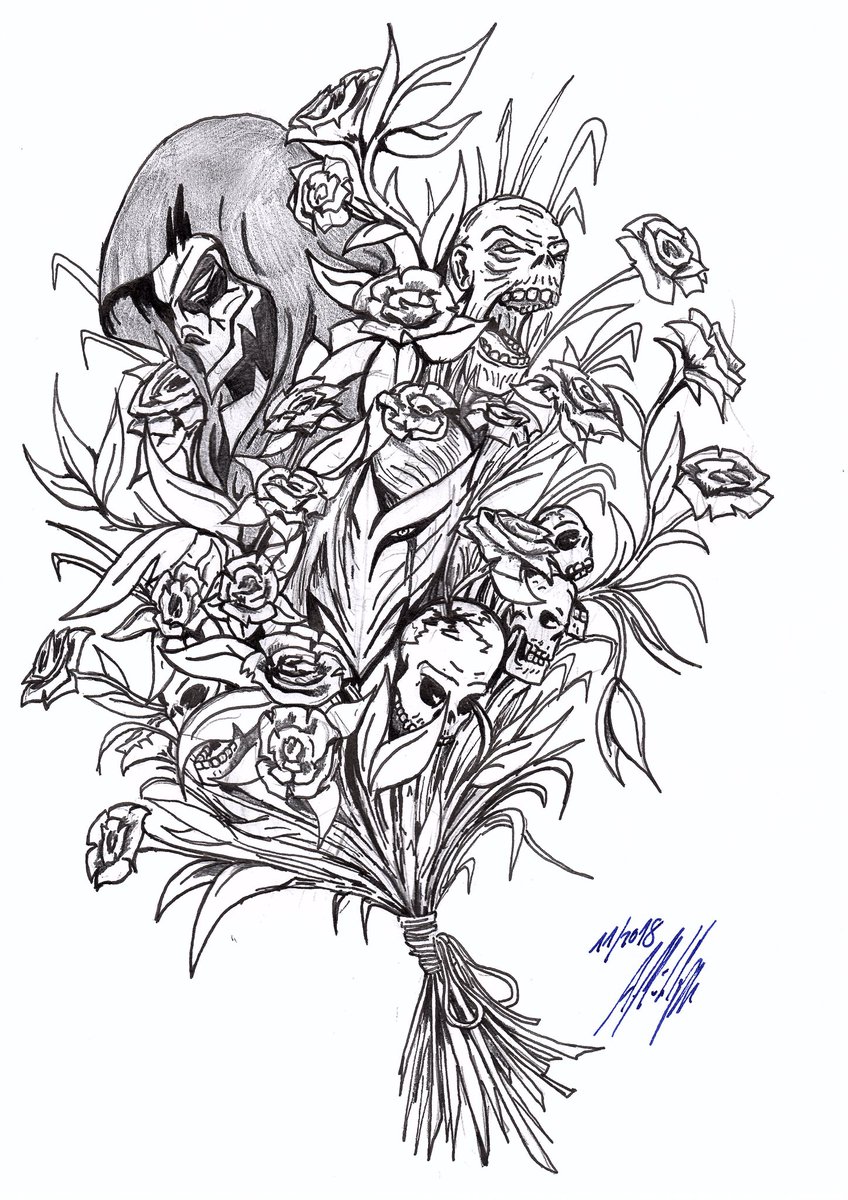 AlexArts92's tweet photo. ...🌹Rosenstrauß der verlorenen dunklen Seelen 🌹...
#drawing #drawingamateur #darkfantasydrawing #darksouls #darkbouquet #darkroses #darklove #darkstories #horrordrawing #horrorart #fantasyart #rosebouquet #deadbouquet #sketchbook #sketches #traditionalart #artworks #hobbyzone https://t.co/AF3goRDTmq