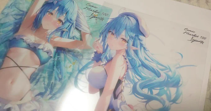 会場限定特典のクリアファイルです～!私のサインも入ってます(数に限りがあります) 