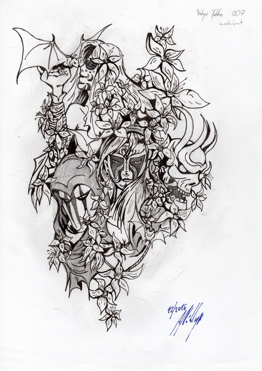 AlexArts92's tweet photo. Die Kirschblüten Szene 🤘🖤🤘 ... ursprünglich war die Zeichnung als Tattoo-Vorlage gedacht. 😊
.
.
.
#drawing #drawings #drawingsketches #drawingsketchbook #drawingamateur #traditionalart #traditionaldrawing #tattooinspiration #tattoodrawings #darkart #darkfantasydrawing https://t.co/PBuF1ZqSom