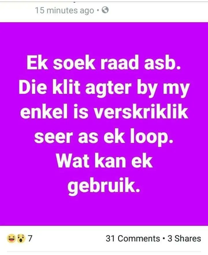 vloekcoza's tweet photo. Op https://t.co/3FlXY617H2: As spelling jou achilleshiel is 
 
Sien: https://t.co/Uxr1pb5Yrv 

#klitoris #swearing #vloek https://t.co/nQzQbcNSNb