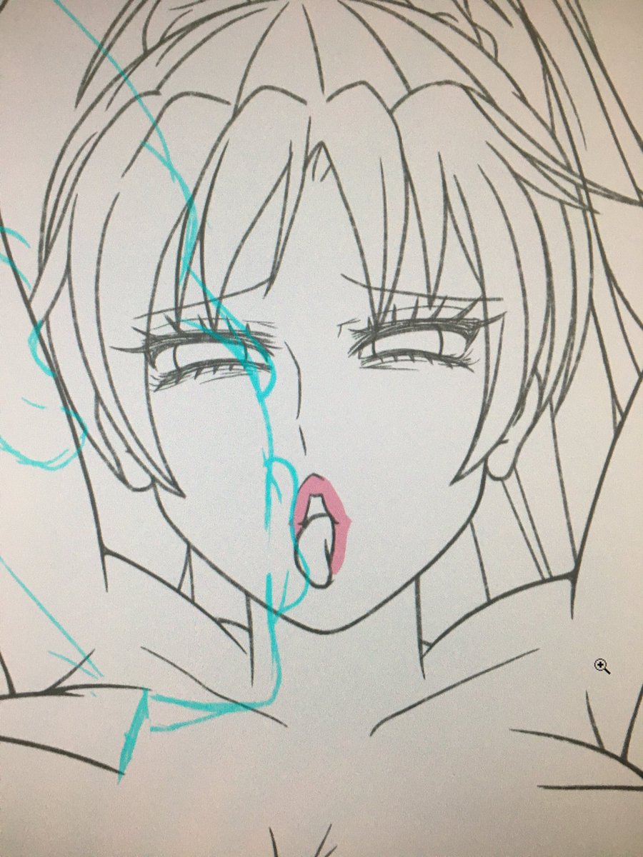 ベロチュー口、こんな感じかなぁ? 