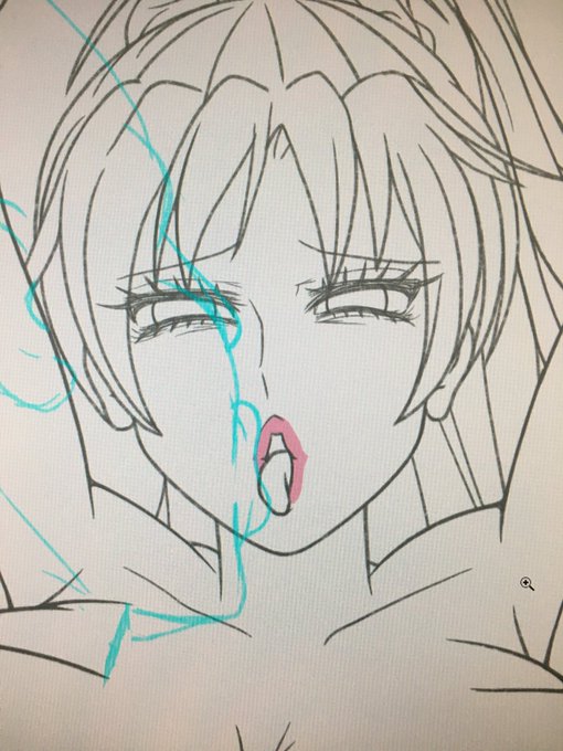 ベロチュー口、こんな感じかなぁ? 