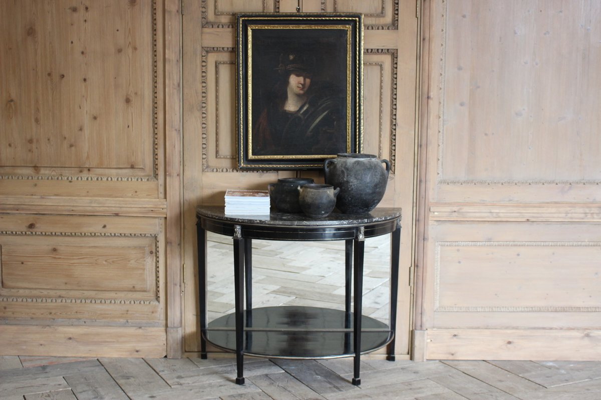 BrownriggUK's tweet image. Late 19th Century French Demi-lune Ebonised Console Table

bit.ly/3vTBgzq

#consoletable #antiqueconsoletable #ebonisedtable #antiquetable #antique #furniture