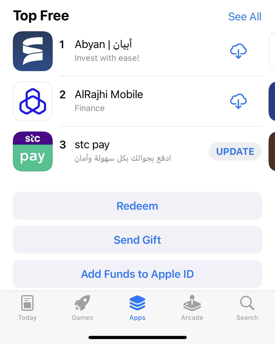 الحمد لله تطبيق أبيان الاول في مجال المالية في آب ستور السعودية 💙

#أبيان_المالية