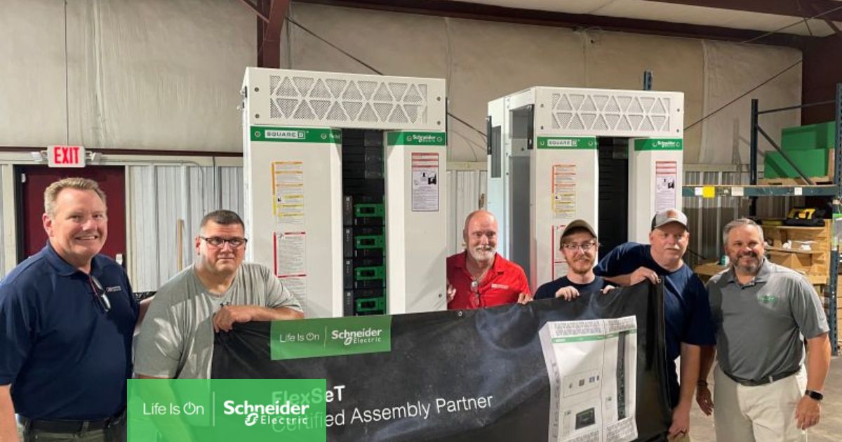 SchneiderNA's tweet photo. Schneider Electric is proud to announce that Border States has officially become a certified FlexSeT partner supporting North and South Carolina and Nashville, TN areas!
Learn more about FlexSeT and its expanded offer here: https://t.co/27GWpy56Uj #flexset #switchboard https://t.co/QZDnxZAU2Q