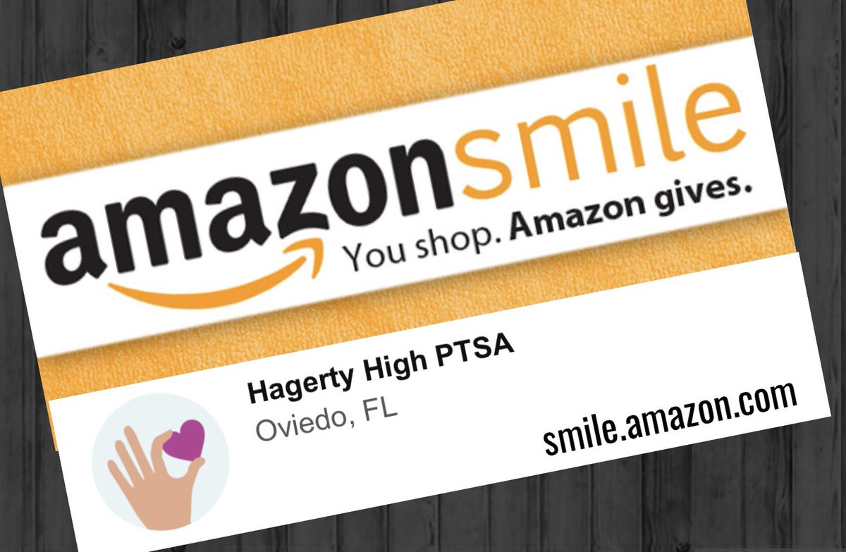 When you shop at smile.amazon.com, Amazon donates 0.5% of your eligible purchases - at no cost to you.
Same products, prices and services as the Amazon you know. Sign in using your Amazon account &amp; choose “Hagerty High PTSA” as your charity.  Thank you! 
🖤💙🐾