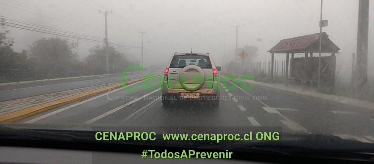 CamionerosCL's tweet photo. #Buenos días. #SantoDomingo #Precaución  Ruta e66 @CaminoDeLaFruta  poca visibilidad @TodosAPrevenir @CenaprocCL #UsaCinturon  @StoDomingoECO12 https://t.co/QiMyi0kKgR