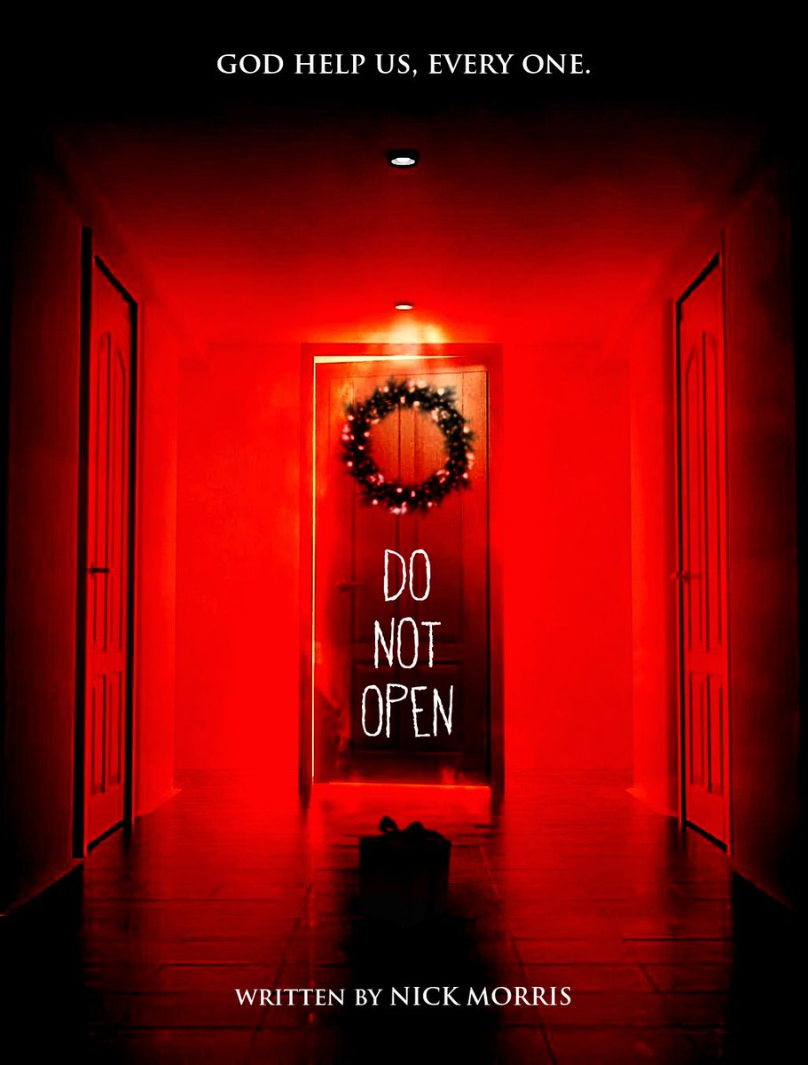 NickBMorris's tweet image. I know it&apos;s way too early to be thinking about the holidays, but I&apos;ve always felt that there aren&apos;t enough badass Christmas-themed horror movies. So I wrote one. VERY excited about this. Details coming soon! #DoNotOpen