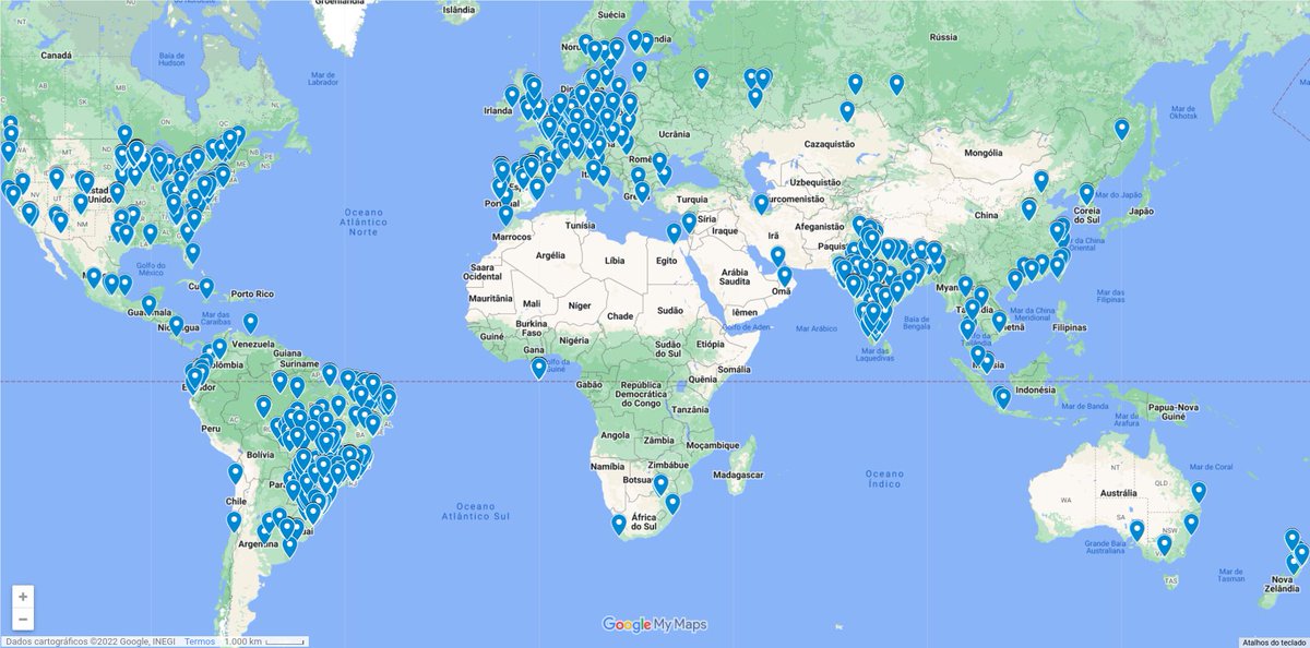 We just reached 10000 devices in our #cloud SaaS!
There is at least one device running ShellHub on every continent. Here is a map showing where devices are spread over the world. #ssh #opensource #golang #linux #devops #docker