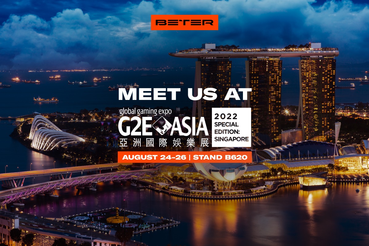 BETER is debuting at @g2easia with its next-gen offering

@beter_corp  will use this opportunity to exhibit its diverse offer at stand B620 on August 24-26.

