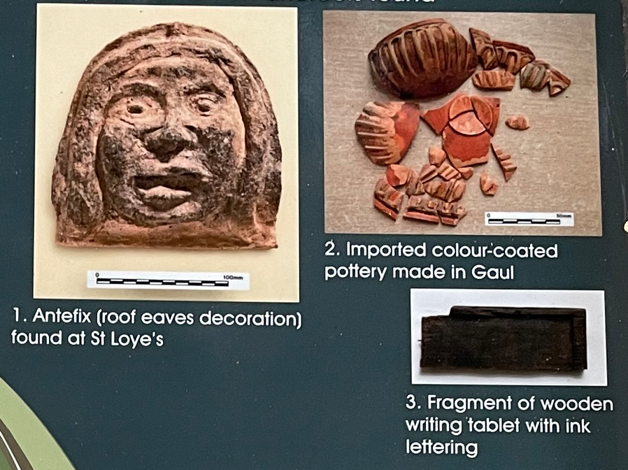 A recent discovery for #romanfortthursday, a Legio II Augusta supply base on the road to their fortress at Exeter. One ditch was of Punic profile: easy to jump into but hard to get out of! The idea was that attackers would be trapped and unable to escape fire from the ramparts.