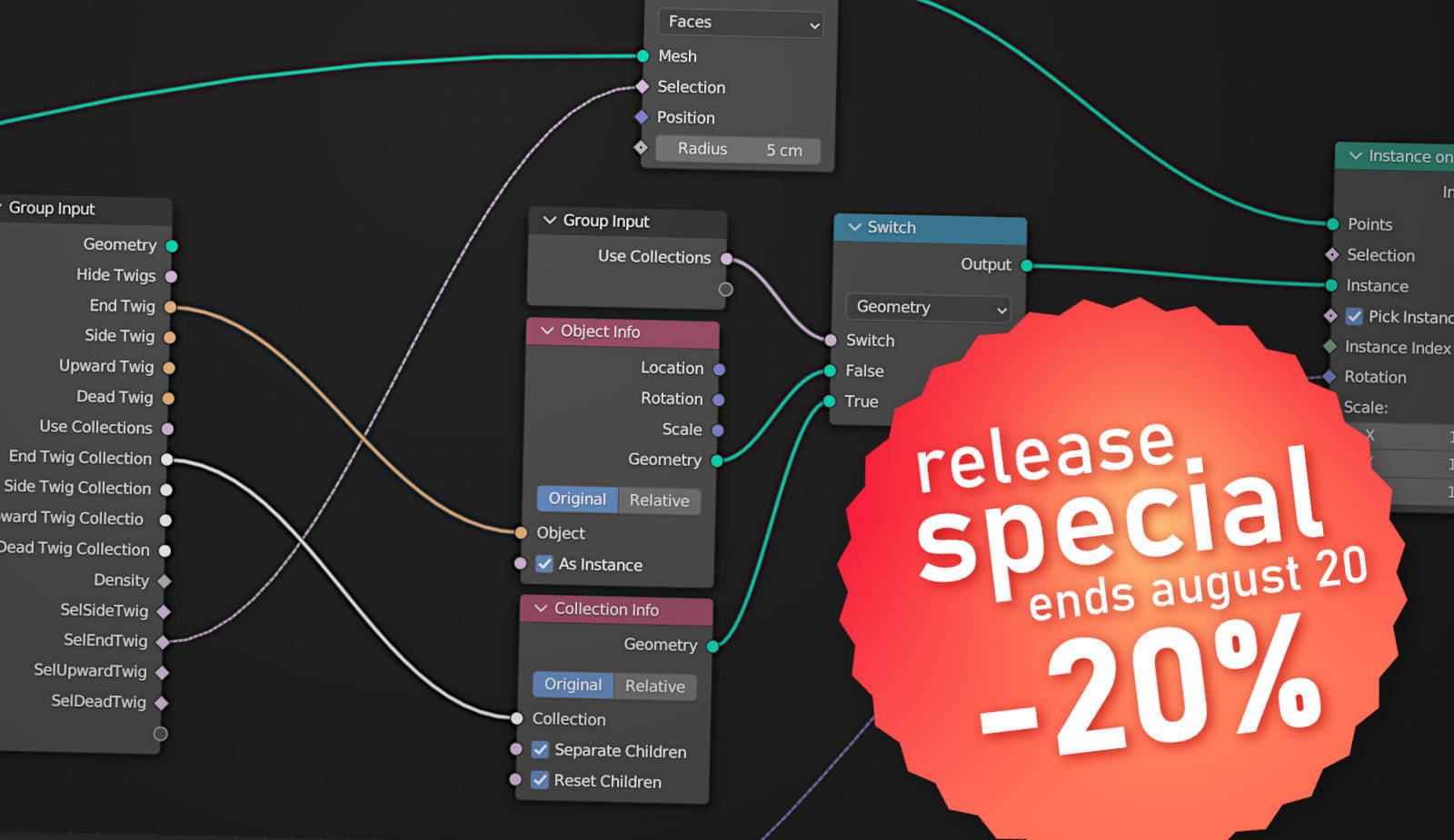 The Grove 3D on Twitter "Check out The Grove 11's geometry node trees