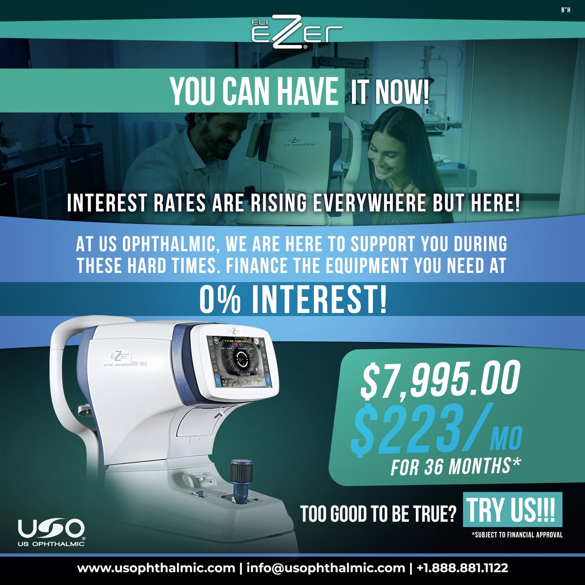 usophthalmic's tweet photo. Finance A New Autorefractor With 0% Interest 
https://t.co/REMwR4jeST 

#autorefractor #erkbh #finance #0interest https://t.co/ztWix4YsXd