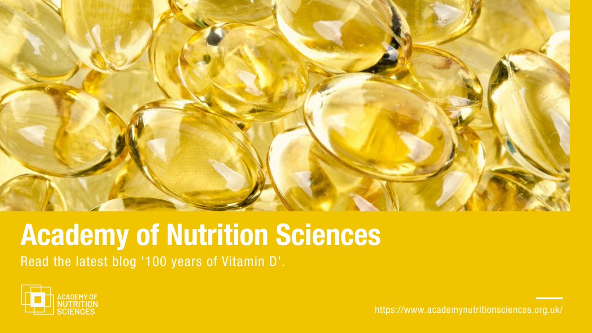 AfN_UK_'s tweet photo. The Academy of Nutrition Sciences (ANS) have today
published a blog post on the recent article by Prof Sue Lanham-New #RNutr #FAfN @UniOfSurrey and Prof Judy Buttriss #RNutr #FFAfN in @NBU_Editor on *100 years of vitamin D*
👉 Read the blog at: https://t.co/4SsiN6JNC6 https://t.co/G9n3Xv4oRK