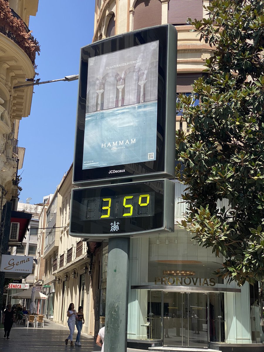Temperatura del centro de Córdoba