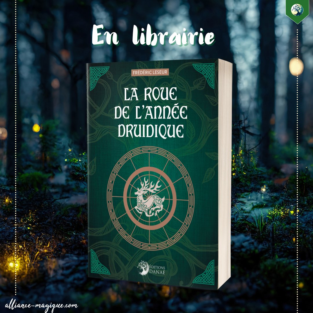 Jour de sortie en librairie, aux éditions Danaé : 
La roue de l'année druidique, par Frédéric Leseur