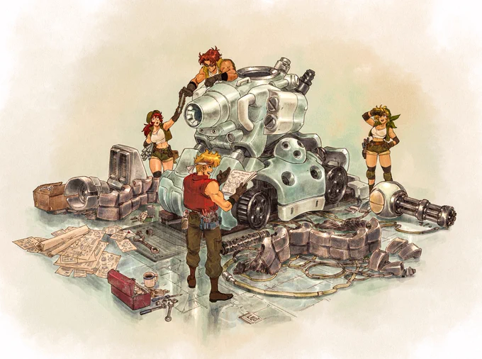 AH! I'm so sad about the delay but also really glad  has the time to finish the build on their amazing concept! Best of luck and my utmost support to all the devs on the team! Take care and don't work too hard! #MetalSlugTactics   