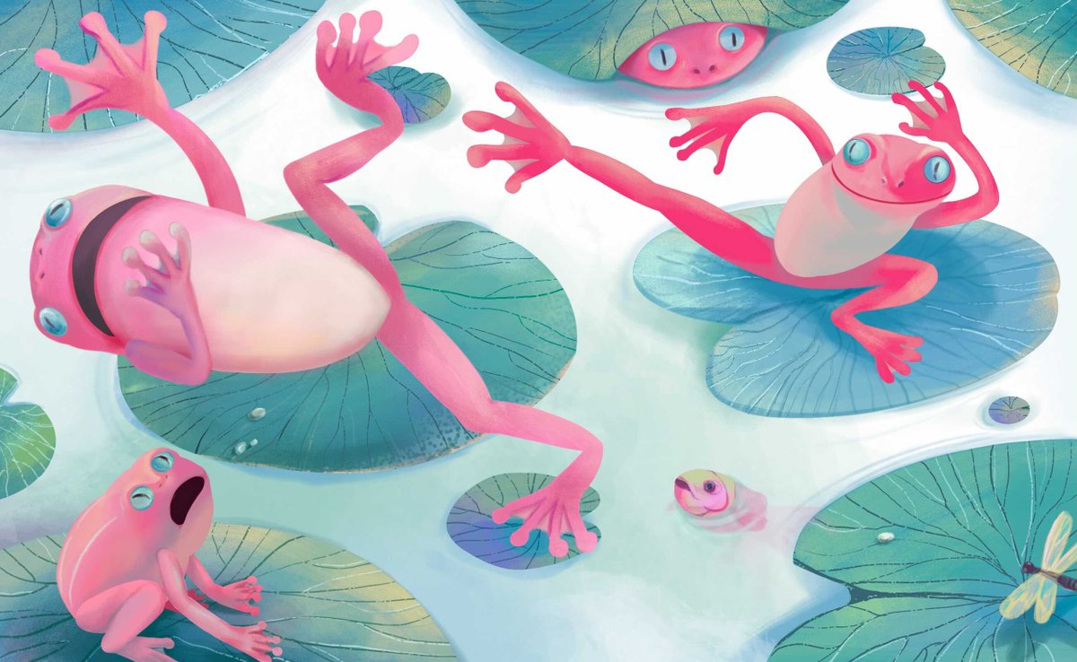 Move38inc's tweet image. Don't Croak game art is here and it's beautiful! What do y'all think? 👇