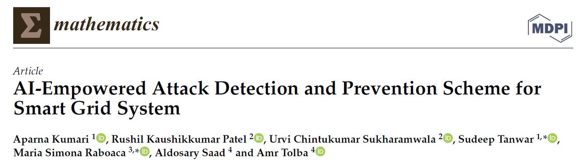 Beia Consult Int (@beiaconsult) on Twitter photo BEIA is happy to announce a new publication in MDPI Mathematics 2022. The “AI-Empowered Attack Detection and Prevention Scheme for Smart Grid System” article is based on more projects.
<a href="/FinSESCo/">FinSESCo</a>, Hydro3D, <a href="/SMARDYproject/">SMARDY</a> <a href="/ReciclarmP/">RECICLARM project</a>, <a href="/SmartDelta/">SmartDelta Project</a>, <a href="/SealedGRIDH2020/">SealedGRID</a> <a href="/s4allcities/">S4AllCities_H2020</a> BEIA is happy to announce a new publication in MDPI Mathematics 2022. The “AI-Empowered Attack Detection and Prevention Scheme for Smart Grid System” article is based on more projects.
<a href="/FinSESCo/">FinSESCo</a>, Hydro3D, <a href="/SMARDYproject/">SMARDY</a> <a href="/ReciclarmP/">RECICLARM project</a>, <a href="/SmartDelta/">SmartDelta Project</a>, <a href="/SealedGRIDH2020/">SealedGRID</a> <a href="/s4allcities/">S4AllCities_H2020</a>