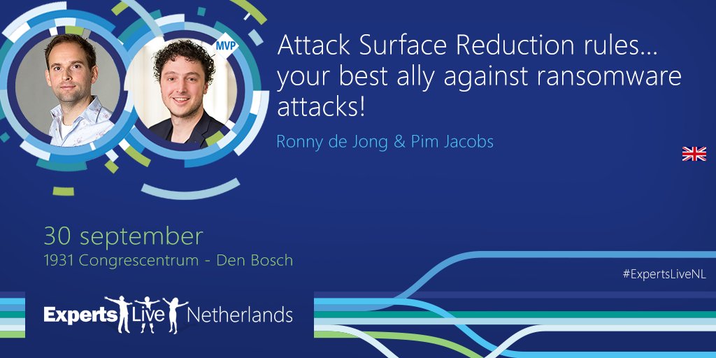 ExpertsLiveNL's tweet photo. @ronnydejong en @pimjacobs89 geven inzicht in hoe ouw organisatie getroffen kan worden door een ransomware aanval. Leer hoe je de kans verkleint!
#ExpertsLiveNL2022 #ExpertsLiveNL #ExpertsLive #communityevent #microsoftnl #microsoftevent #microsoft #share #connect #learn https://t.co/El8kzOJLQi