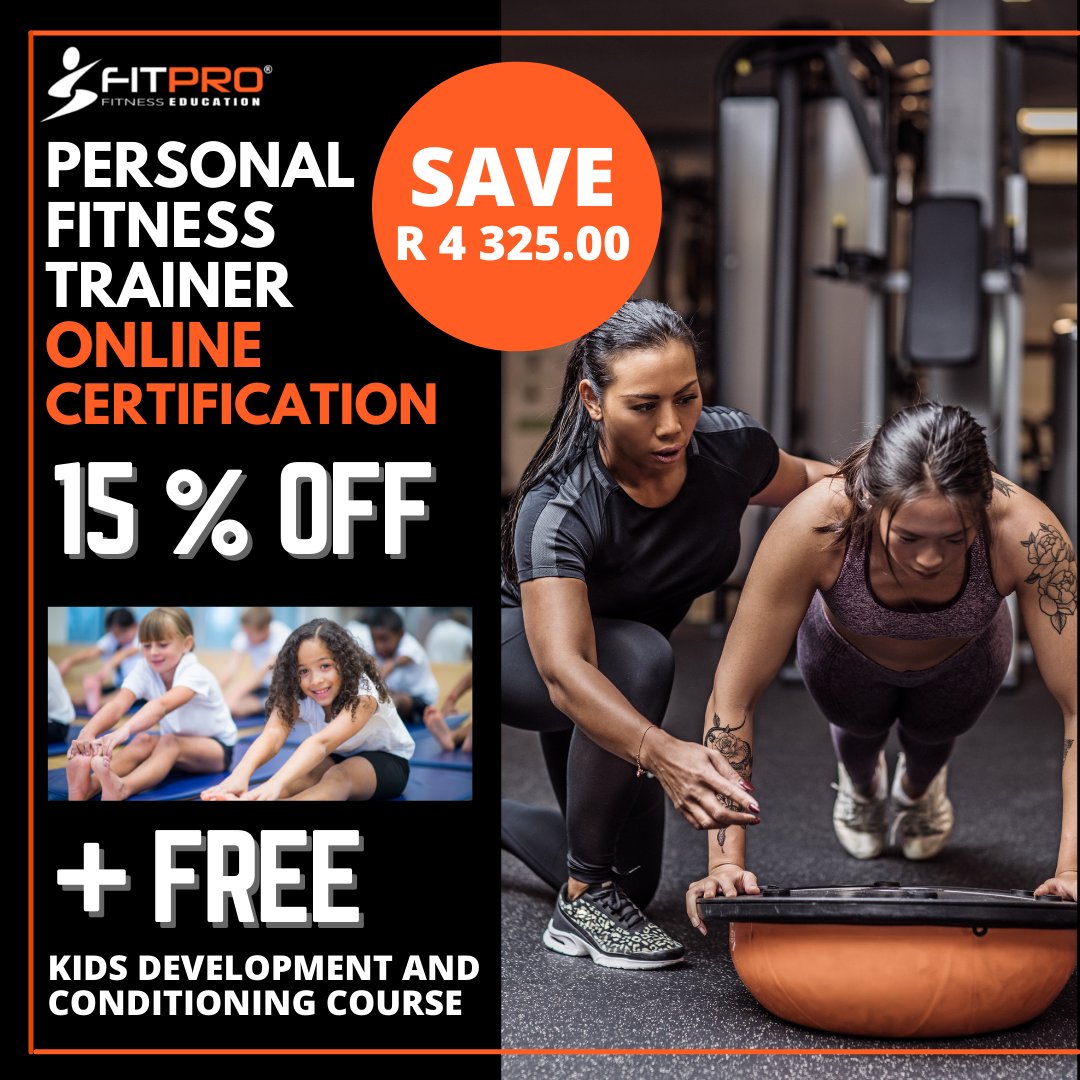 FitPro_SA's tweet photo. Keen on getting into the fitness industry and shape the athletes of the future?

https://t.co/IF8CCUtYos
#internationallyrecognized #fitpro # womensmonth https://t.co/0uZ63SyaMx
