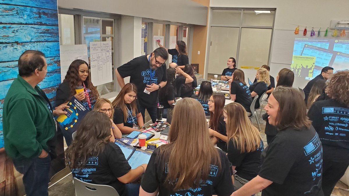 Buffalo_Creek1's tweet photo. Working together to show what the @SBISD #corecharacteristics mean at BCE. https://t.co/UOUAkx6YBP