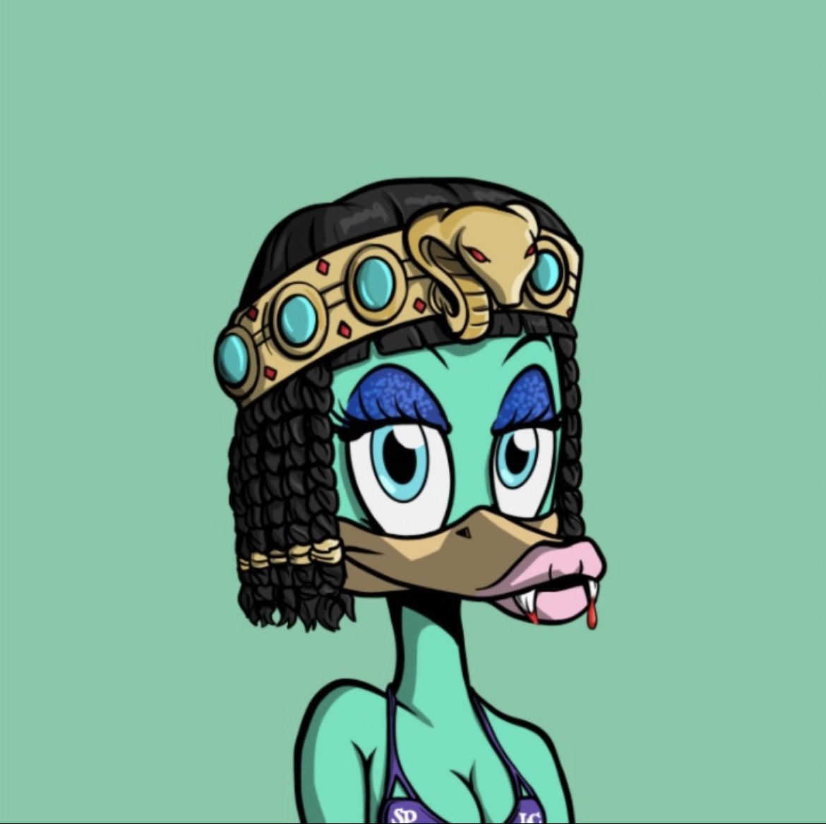 Just gonna drop these here but @SDLC420 coming hot with a female collection following the personalized #BabyDucks NFT drop !! Nfa but these are fire 🔥🔥..