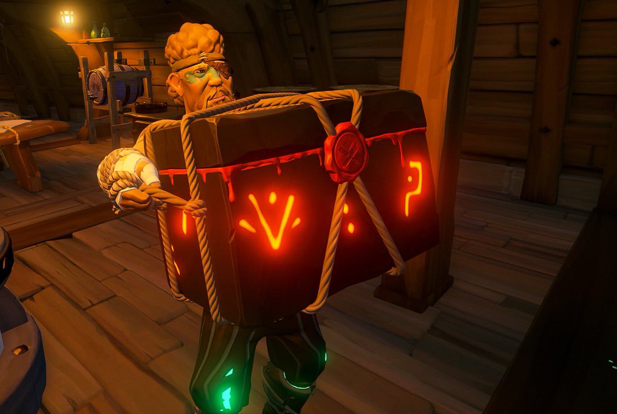 Capt_Ballzonia's tweet photo. I see that the Box Of Wondrous Secrets have been popping up quite a bit lately, so I think itโs best we have a good ole adventure into the #DevilsRoar in the search for more.
Here are the pics from when I finally spotted one with @CarryTheLegend ๐ฆ ๐ฆ ๐ฅ @SeaOfThieves https://t.co/rSwvii8z4A