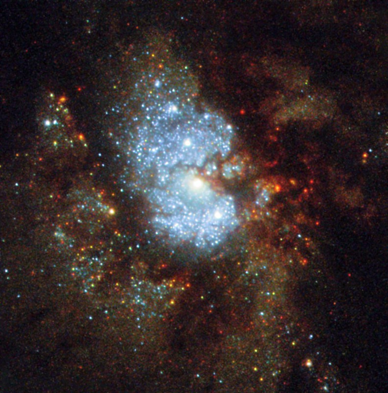 Hubbleâs Hidden Galaxy - via <a href="/NASA/">NASA</a>