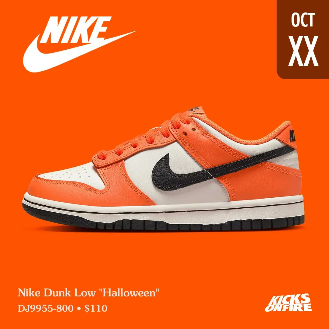 kicksonfire's tweet photo. Nike Dunk Low "Halloween" Is this pair better than the patent pair? https://t.co/YCFGgHP2dE