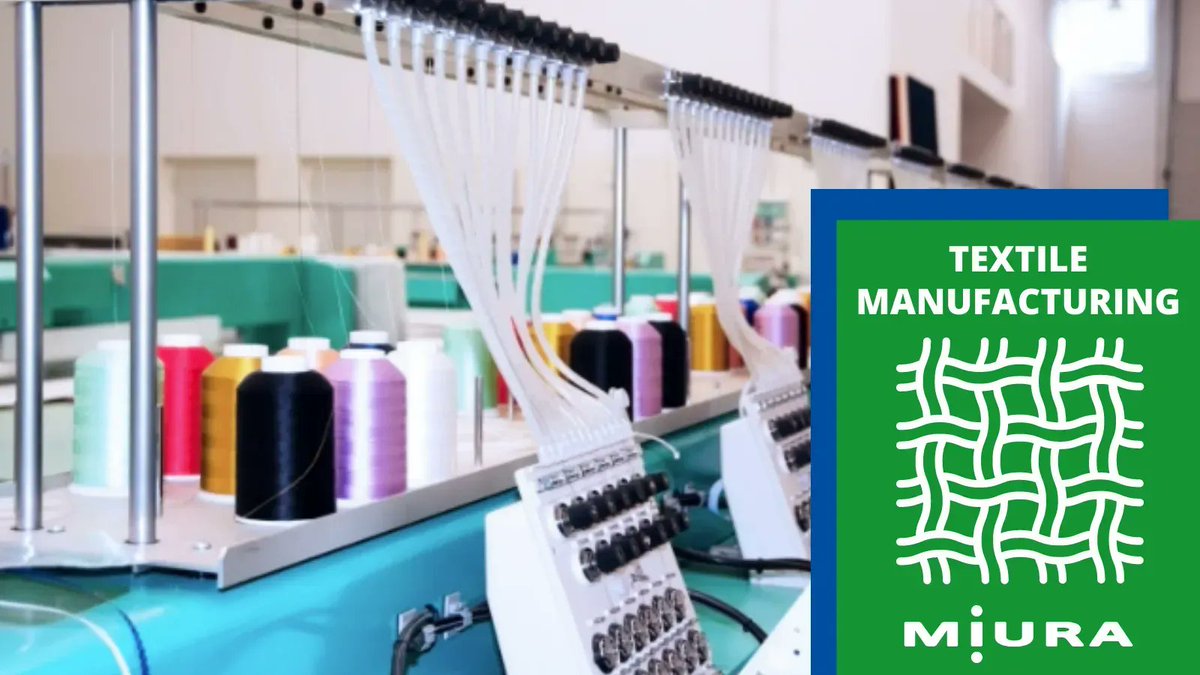 Miura_Steam's tweet photo. Textile trends are ever changing, and the production’s equipment needs to keep up. Miura boilers are highly adaptive to the ever-changing steam demands of #textile manufacturing facilities. Find out more: https://t.co/K2OiN37DXT.
#Miura #WeAreMiura #BoilerMonitoring #Boiler https://t.co/rJWbkpsfth
