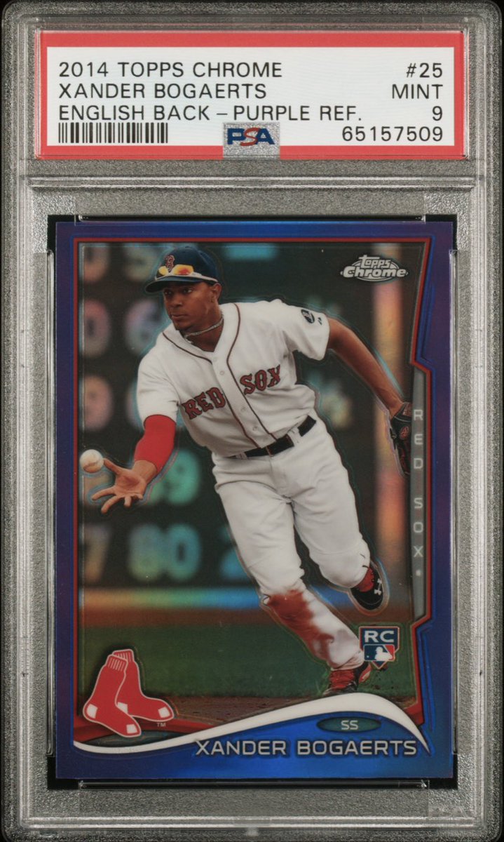 Xander Bogaert’s rookie color on tap, all super low POP for sale $ 

Sepia /75
Black /100
Blue /199
Purple