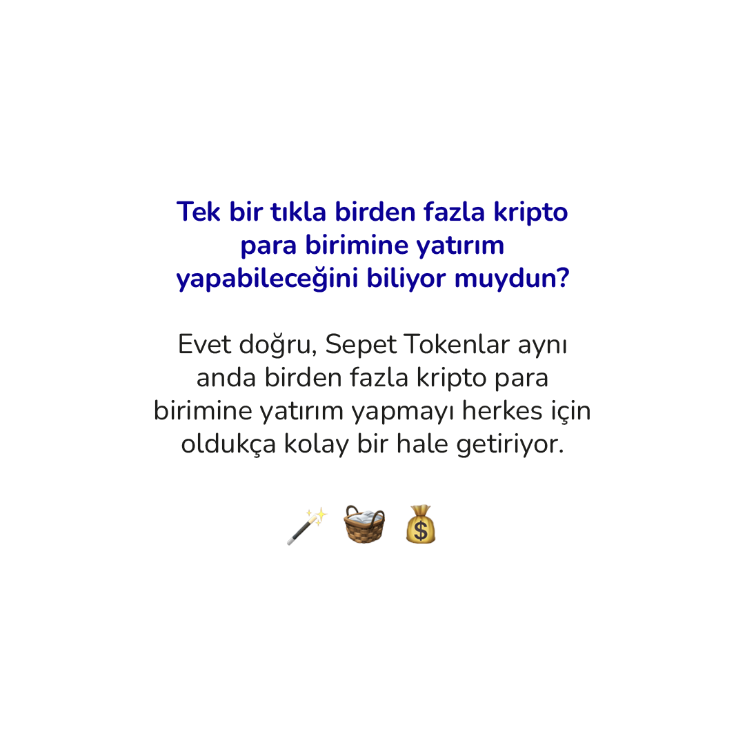 bitlocom's tweet photo. 🧺 Sepet Tokenlarla ilgili daha fazla bilgi için: https://t.co/ZpXEDp4hrl #SepetToken https://t.co/79UlJKJgHf