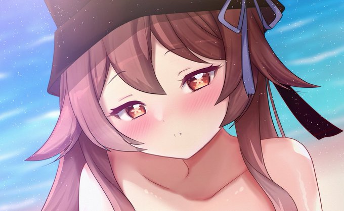 pixivに投稿しました [R-18] 【原神】胡桃ちゃんと海で… #pixiv  https://t.co/gJGRKGA41u 