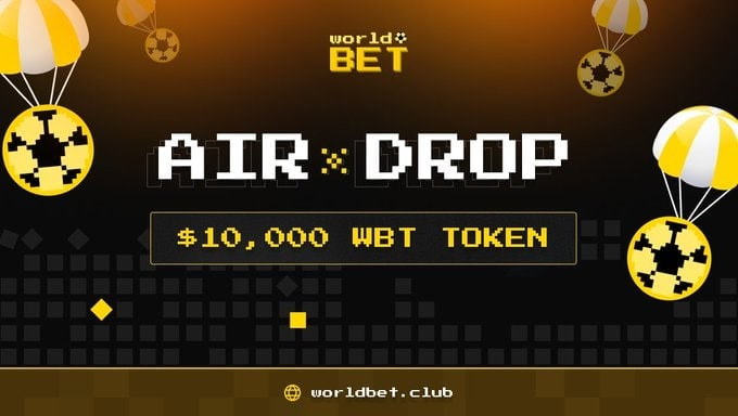 Airdrop6_com's tweet photo. New #airdrop: WorldBet
Reward: 60 WBT (~$5)
News: BlockSafu, Cyberscope
Distribution date: After TGE

🔗Airdrop Link: https://t.co/L8FEZHflPR https://t.co/5ez3PJVRC5