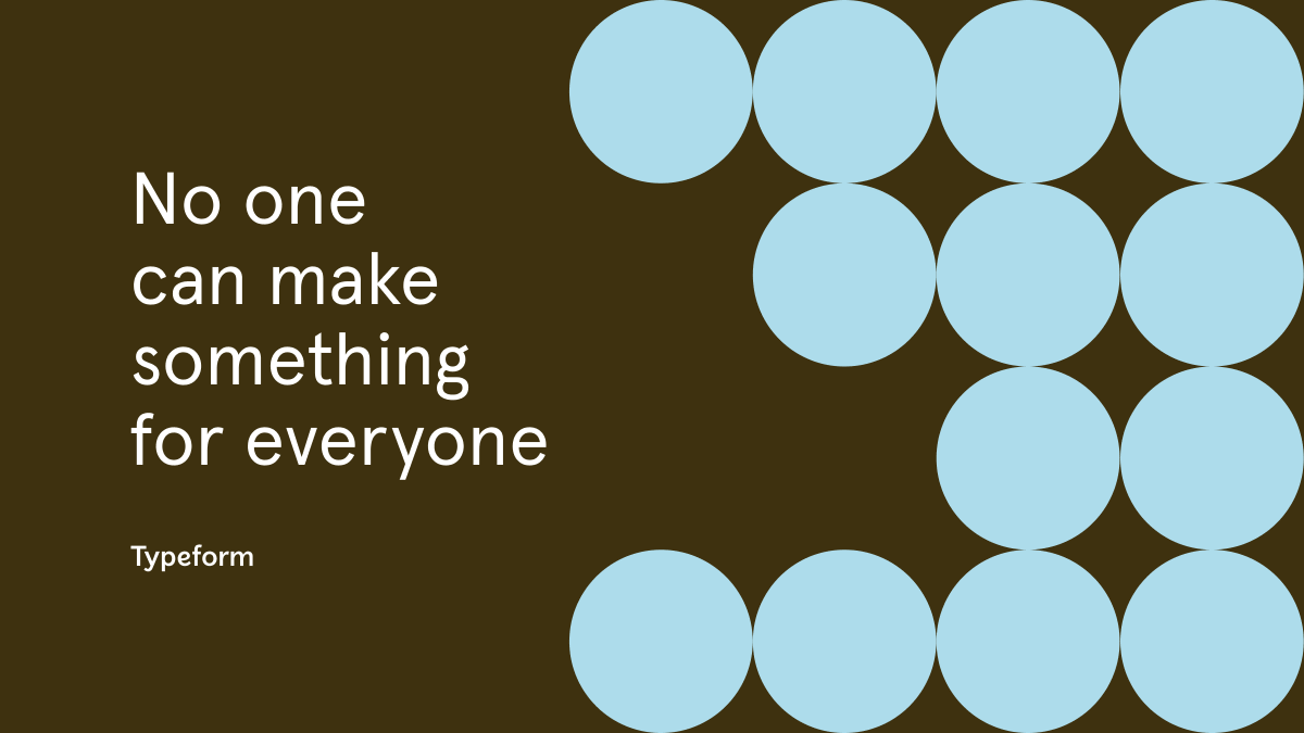 typeform's tweet photo. It's important to know who you are talking to so it can inform how you reach them. If you are running research for the audience you want to target, consider these 4 questions in your survey: https://t.co/jnfvEMZjO3 https://t.co/tbLgk7X1WB