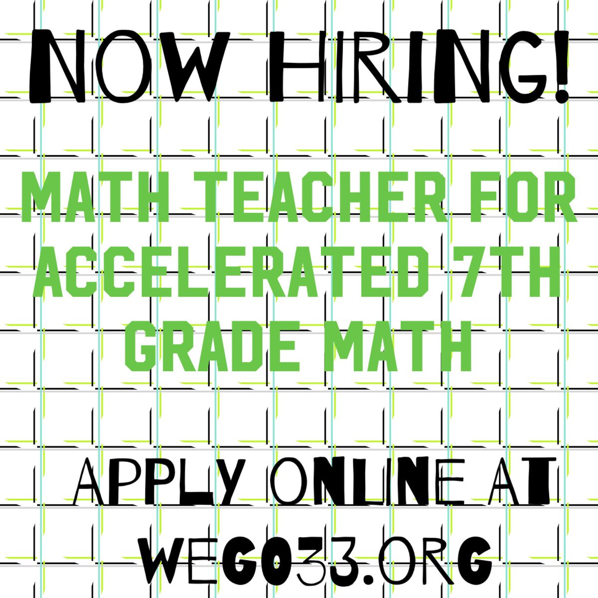 Maggie Lay (@yosoylalay) on Twitter photo Help me out, #mathtwitter! I'm looking for a math teacher who wants to join an innovative and collaborative 7th grade math team! <a href="/MathICTM/">ICTM — Illinois Council of Teachers of Mathematics</a> <a href="/NCTM/">NCTM</a> <a href="/ieanea/">Illinois Education Association</a> Help me out, #mathtwitter! I'm looking for a math teacher who wants to join an innovative and collaborative 7th grade math team! <a href="/MathICTM/">ICTM — Illinois Council of Teachers of Mathematics</a> <a href="/NCTM/">NCTM</a> <a href="/ieanea/">Illinois Education Association</a>