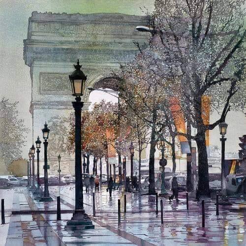 Champs Elysees by John Salminen