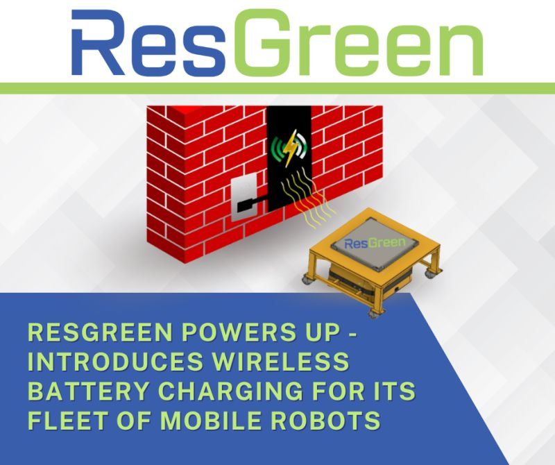 CrusaderStocks's tweet photo. $RGGI ResGreen, a next-gen mobile robots and software solutions company, announced that it is now offering wireless battery charging for its fleet of cost-effective Automatic Guided Vehicles (AGVs) and Autonomous Mobile Robots (AMRs).  
#resgreengroup #wirelessbattery #charging https://t.co/YTFPnlspLK
