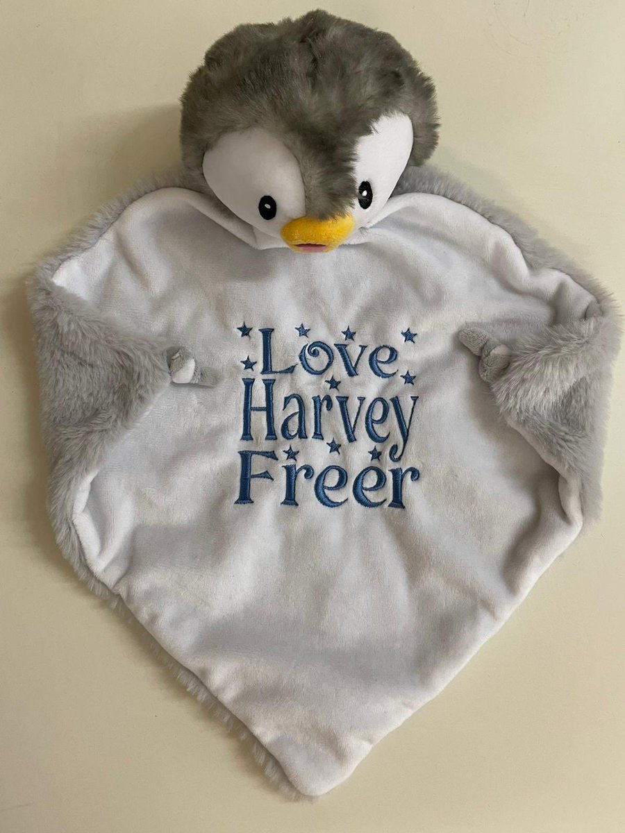 Our gorgeous penguin comforter🐧 the perfect gift💕 #SmallBusiness #comforter #gift #penguin