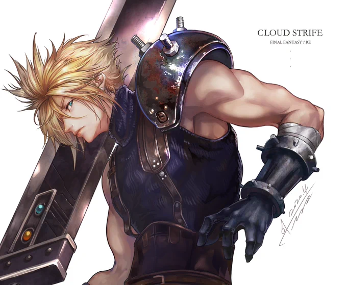 Fan art | Final Fantasy VII - Cloud  El Jay 