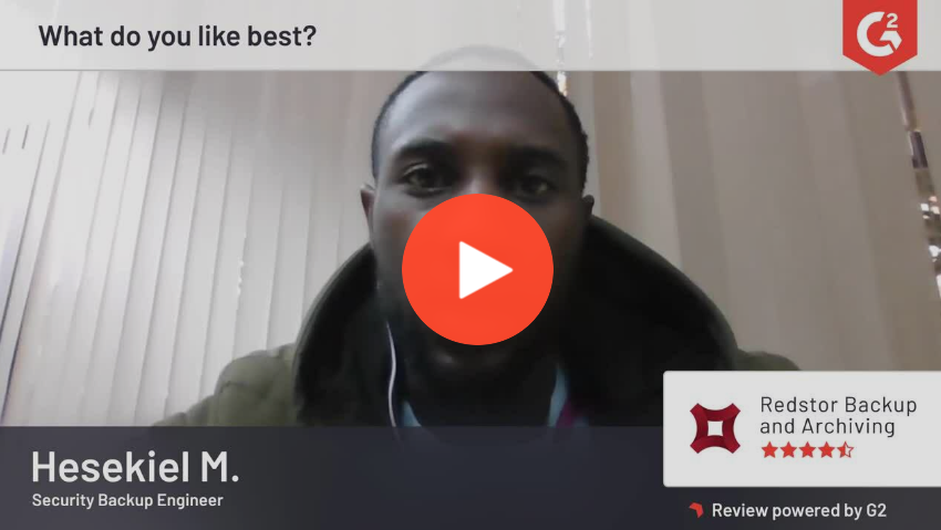 "My experience with Redstor was thrilling and exciting".

See what our customers are saying about Redstor on bit.ly/3d2dhHG.

Click on the link below to watch this full video review plus more!⬇️

#G2 #backup #channel

bit.ly/3vCjf8r
