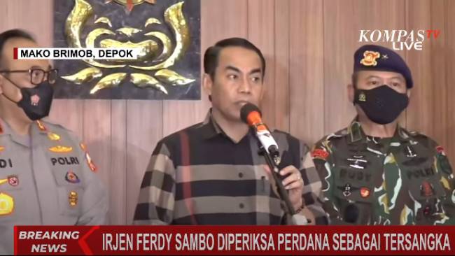 KompasTV's tweet photo. Terkuak, Rencana Pembunuhan Brigadir J Sudah Dirancang Irjen Ferdy Sambo sejak di Magelang https://t.co/eRKWmx8rM7 https://t.co/nIk4oLMYB7