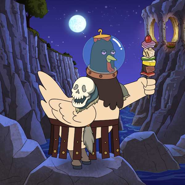 ElJephe3's tweet photo. @Krapopolis Got a horror-themed Krap chicken! https://t.co/onlUANP5vS