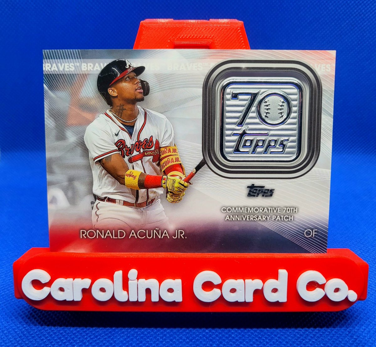 CarolinaCardCo's tweet image. #Giveaway #Freebie
Follow and Retweet!
Win this Ronald Acuna Jr. 70th Anniversary Patch/Medallion ! 
#EarlyMorningFreeStuff #Free #baseballcards #Collectibles #MLB #RoadTo1000Followers