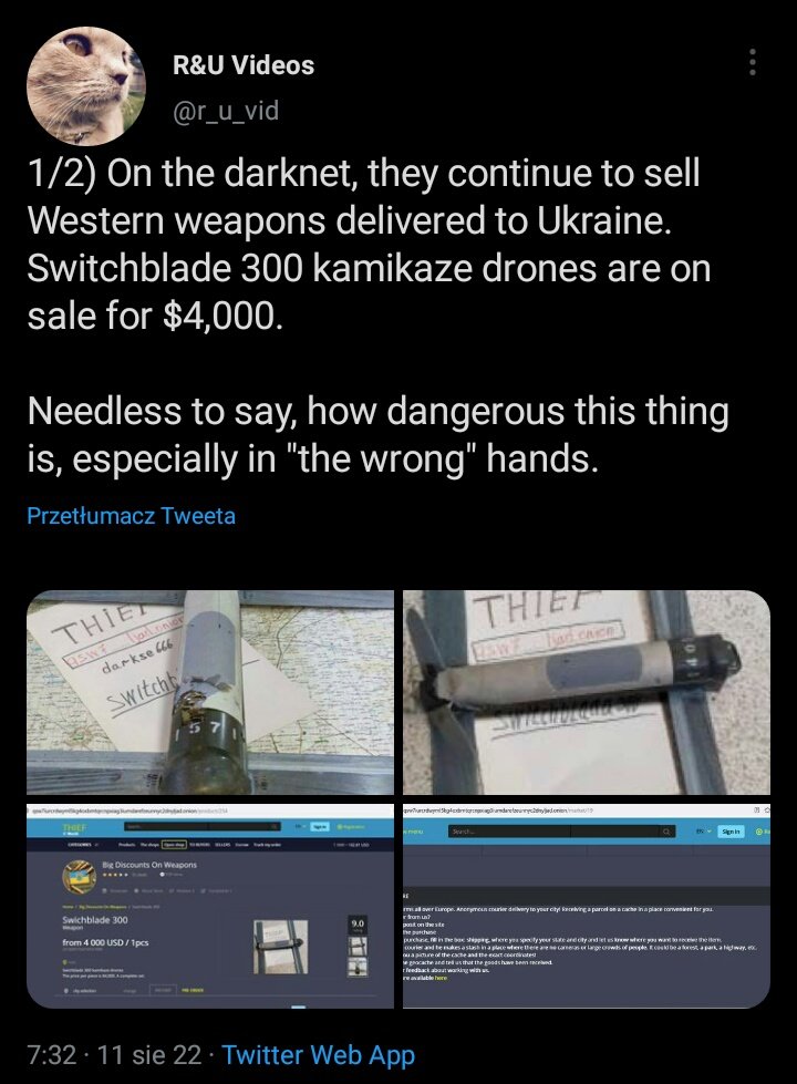 Kot_Behemot_NSA's tweet photo. Ech, wiceprezes Stowarzyszenia Dziennikarzy Polskich chapiący Putinowi po same kule😆
Na kolejnym screenie jedno z "wiarygodnych źródeł" Witolda, a w cytowanym wątku opis tej rosyjskiej operacji. Polecam.⬇⬇⬇
https://t.co/6vTMYMCtZO https://t.co/6YNnQR5jRH