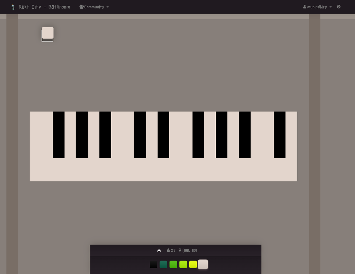 Having fun creating pixelart! One of the coolest #NFTcollections I've experienced! #rektplace #rektcity #facesofrekt <a href="/facesofrektNFT/">RektCity.app</a>