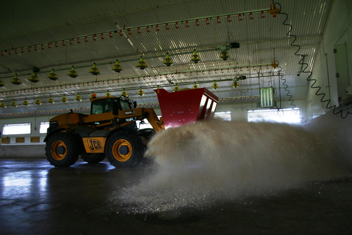 😎That's not the sort of day to be wrestling with bags and raking shavings. Save on time, Save on hassle, Save on bedding, with the Blaney Poultry Bedder 🐥