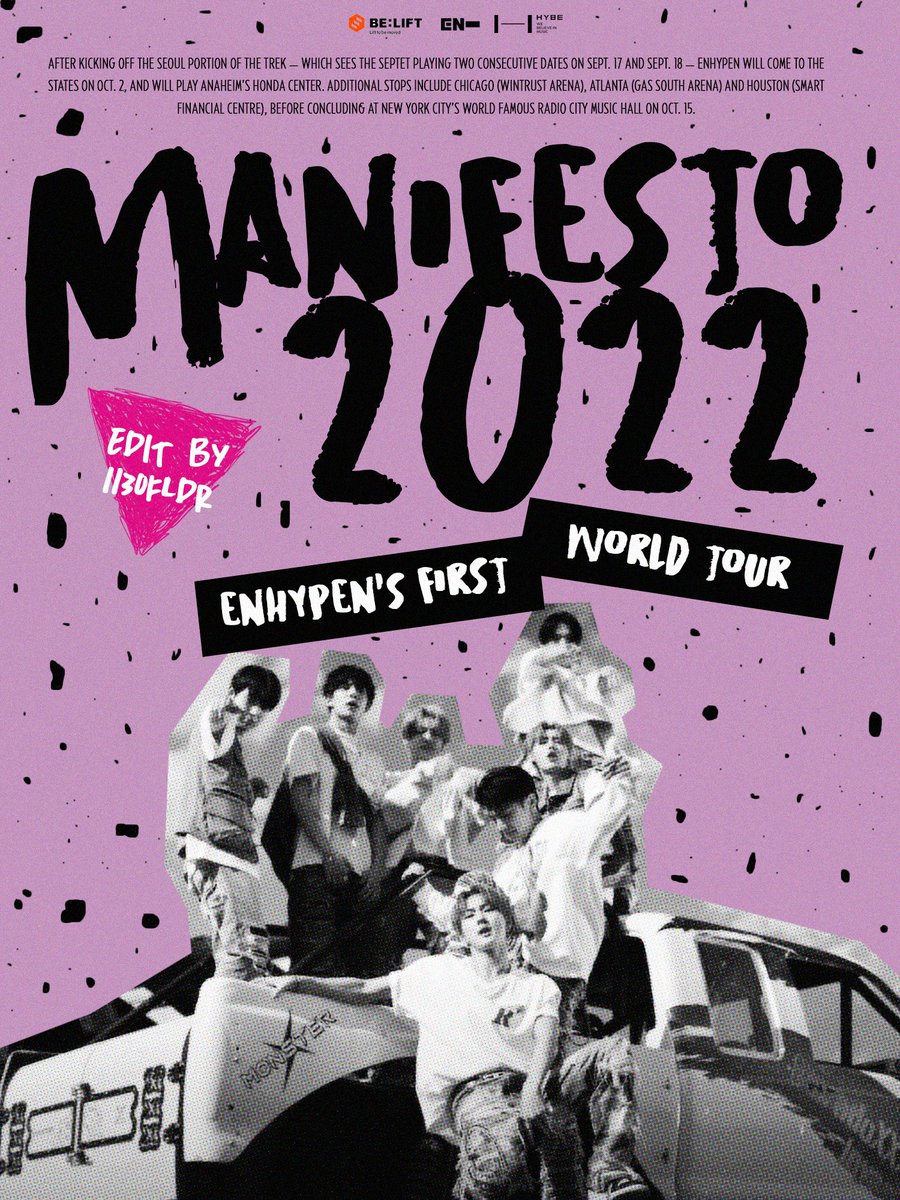 1130fldr's tweet photo. #enhypen "manifesto" world tour https://t.co/I9JrIgtKWF