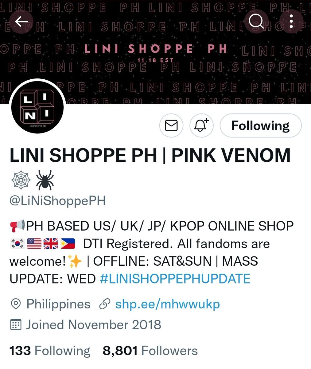 bonyangeus's tweet photo. @LiNiShoppePH Done thank you!! https://t.co/6qF1lQo0b1